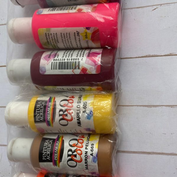 Kit De Pinturas Acrilicas 6 Unidades (Kitpin2)