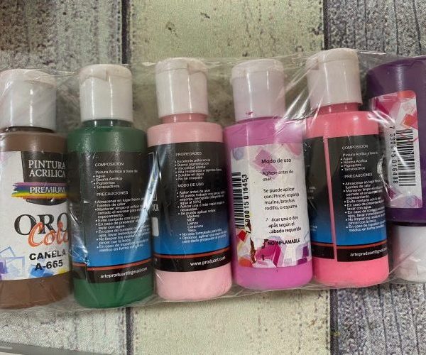 Kit De 6 Pinturas Acrilicas (Kitpin3)