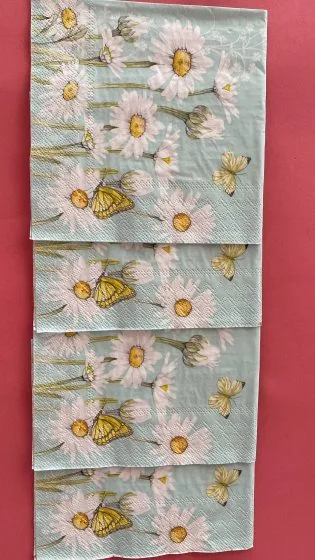 Servilletas de Margaritas (kit de 4 unidades)